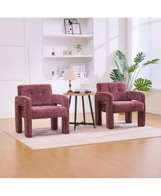 Modern Minimalist Single Armchair for Living Room, Bedroom, Office