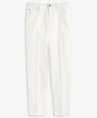 Women's High-Rise Straight Ankle Jeans