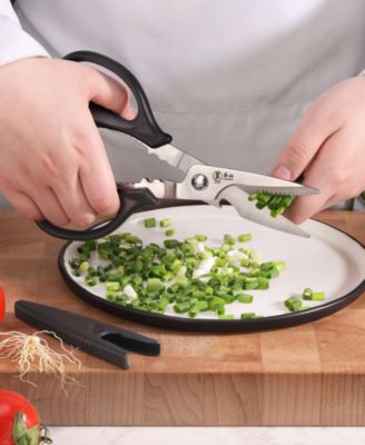 Heavy Duty Plastic 9" Come Apart Kitchen Shears with Soft Grip