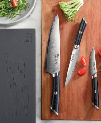 Kuro Series Steel 3-Pc. Starter Knife Set