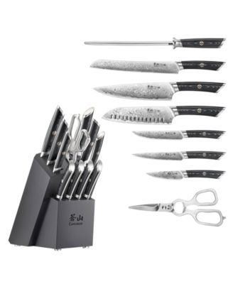 Kuro Series Steel 12-Pc. Knife Set