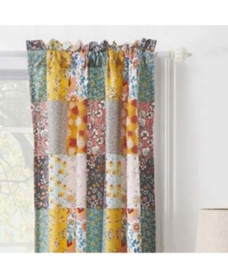 Carlie Curtain Panel Pair - Set of 2 - 50x84" and 3x24"