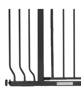 BalanceFrom Walk Thru Safety Gate, Fits 29.1-43.3" Openings, 36” Tall, Graphite