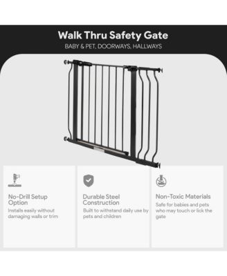Walk Thru Safety Gate, Baby & Pet, Doorways, Hallways