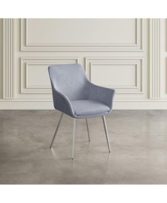 Stella Contemporary Modern Upholstered Platinum Dining Chair