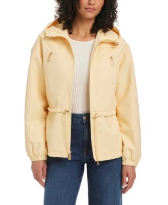 Women's Magic Print Cropped Anorak With Attached Hood