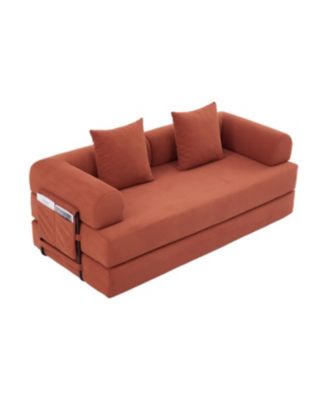 Foldable & Compressible Sofa with Metal Frame for Small Spaces