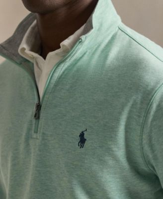 Men's Quarter-Zip Pull-On Sweater
