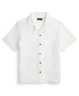 Men's Waffle-Knit Short-Sleeve Shirt