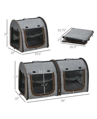 Travel Cat Crate Portable Soft-Sided Cat Carrier Bag