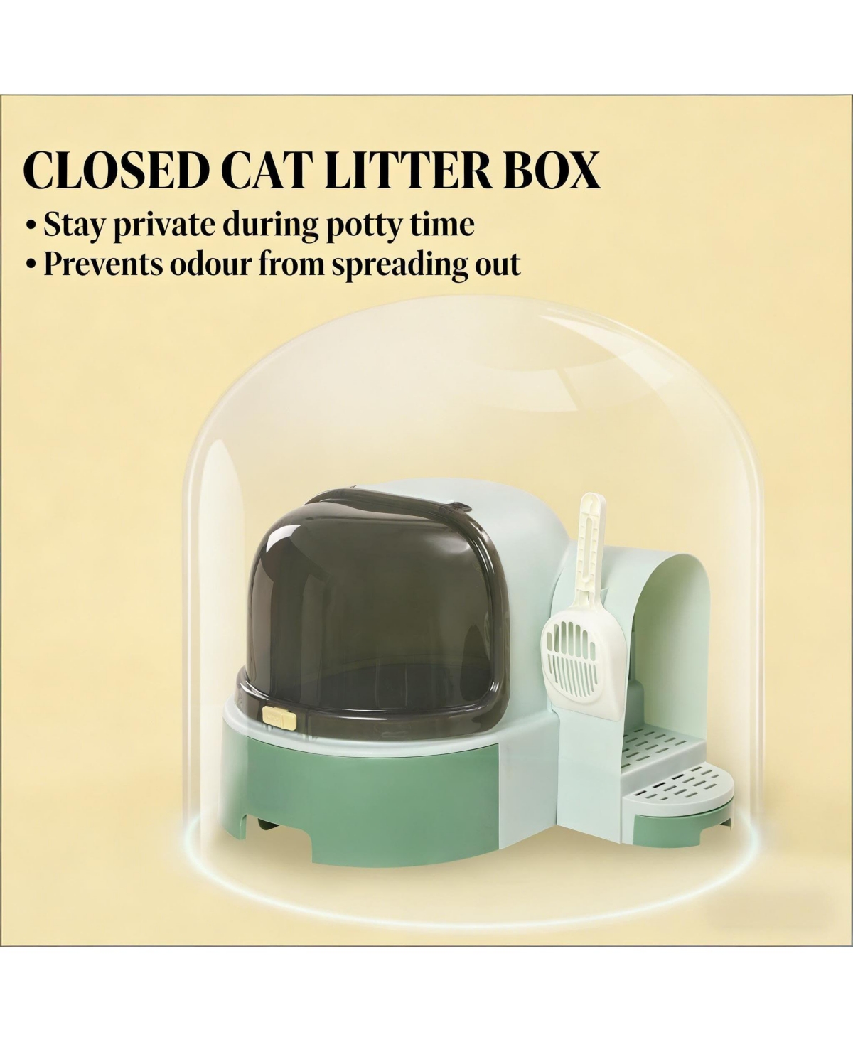 Zeus & Ruta Covered Litter Box Cat Litter Box