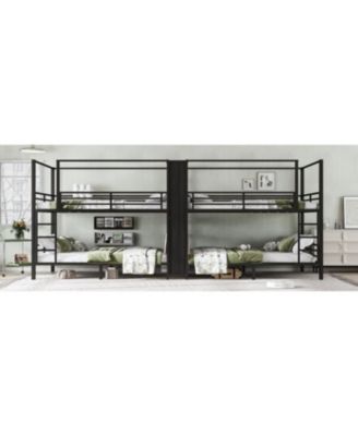 Queen Quad Bunk Bed w/ Storage & Wardrobe