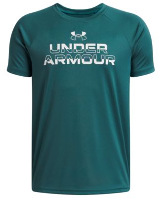 Boys' 6-20 Tech Split Wordmark Graphic Short-Sleeve T-Shirt