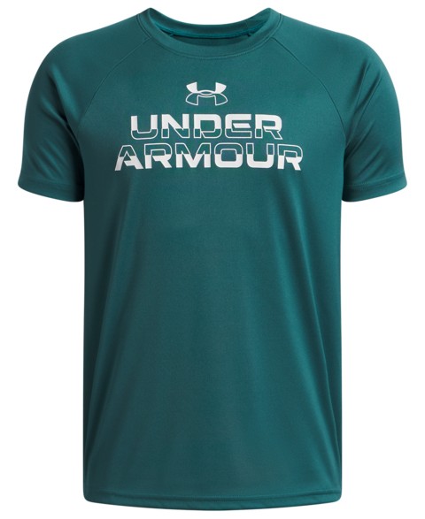 Детская футболка Under Armour Tech Split с принтом логотипа