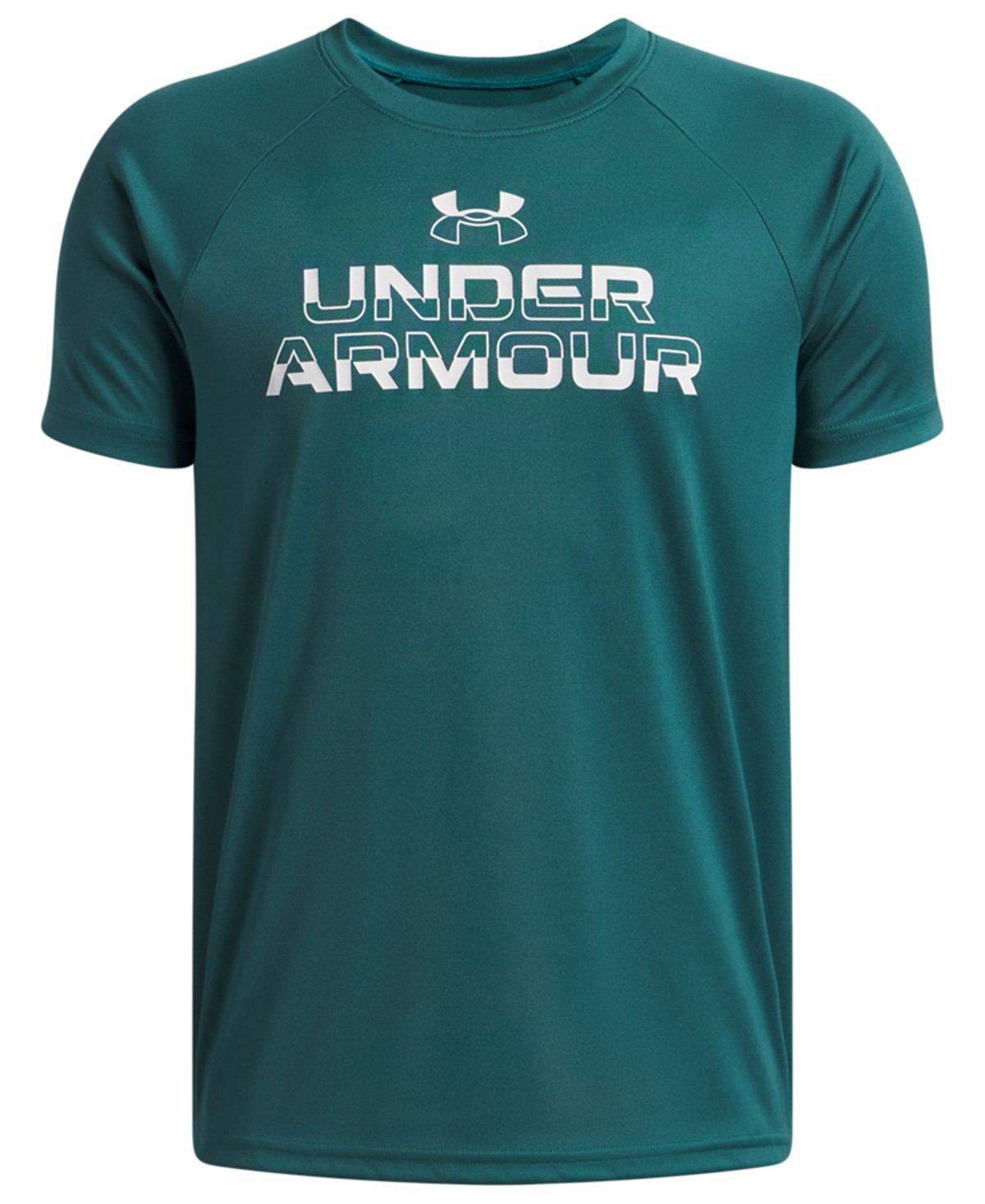 Детская футболка Under Armour Tech Split с принтом логотипа — фото 1