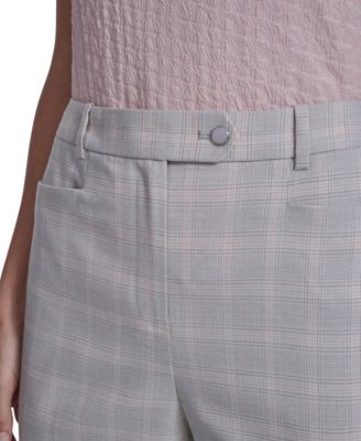 Women's Windowpane Modern Fit Pants