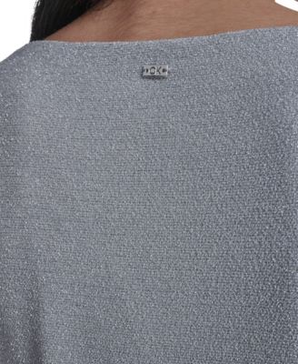 Women's Novelty Boat Neck Ruched Top