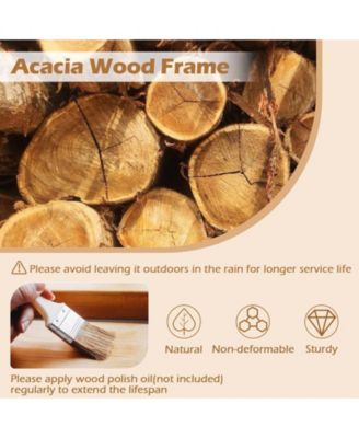 2 Pieces Patio Dining Chairs Outdoor Chairs with Removable Padded Cushion