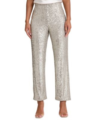 Women's Sequin Pull-On Pants