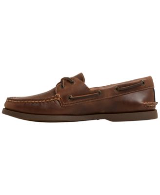 Men's Lace-Up Round-Toe Boat Shoes