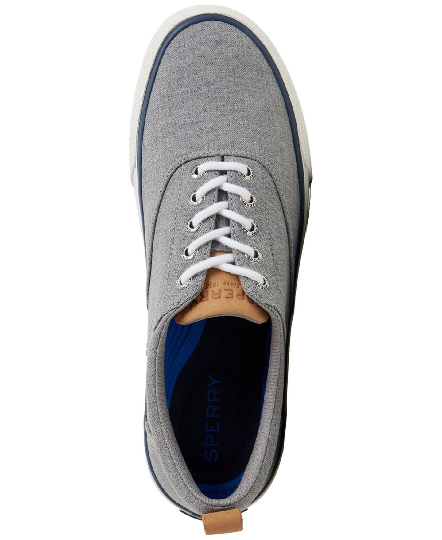 Мужские туфли Sperry Deckside Lace-Up, цвет: Серый — фото 4