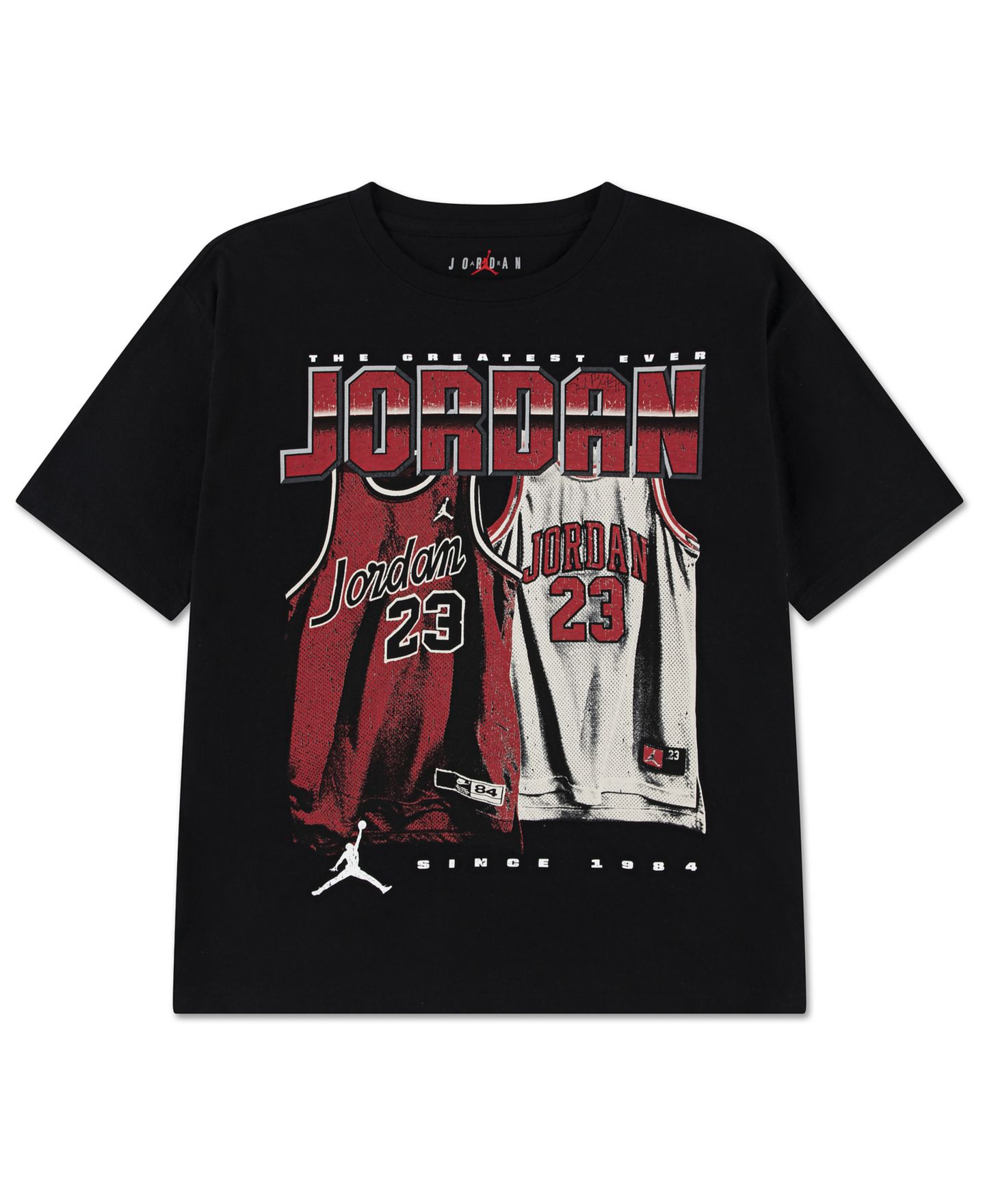 Футболка Jordan Home And Away Crewneck T-Shirt для мальчиков, цвет: Чёрный — фото 1