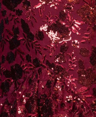 Juniors' Sweetheart Trumpet Tiered Fit & Flare Ball Gown