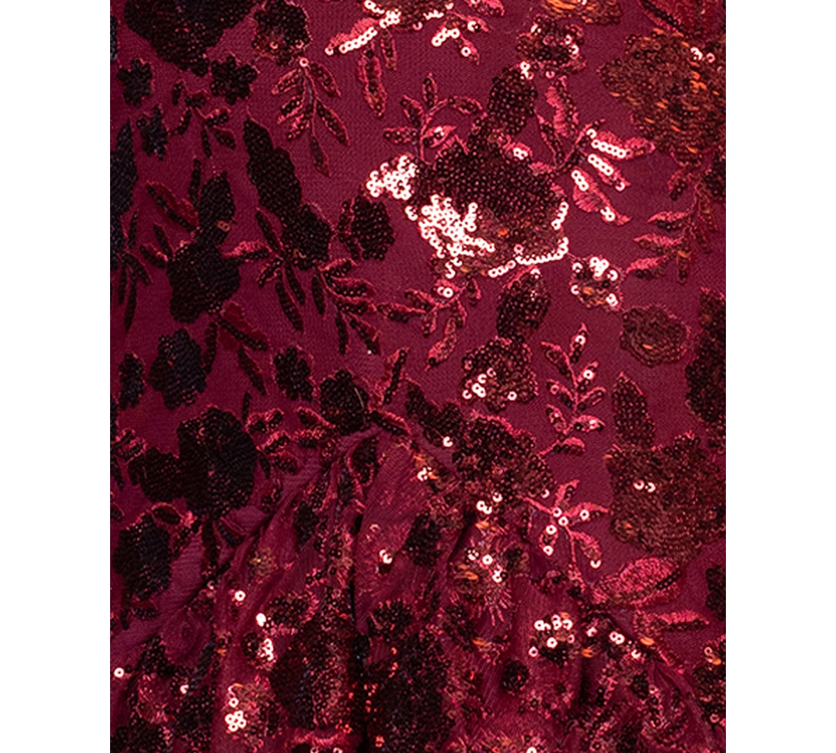 Blondie Nites Juniors' Sweetheart Trumpet Tiered Fit & Flare Ball Gown