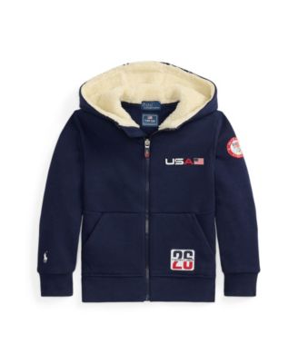 Boys 2-7 Team USA Fleece Full-Zip Hoodie