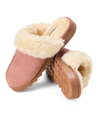 Women's Helena Genuine Suede Scuff House Shoe Slipper