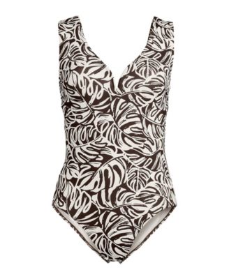 Women's Sculpting Suit Sweetheart V-Wire High Leg One Piece Swimsuit