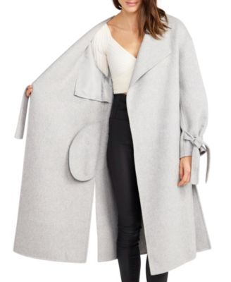 Women's Head Over Heels Collarless Robe Coat