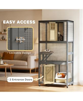 Wooden Large Cat House Cat House