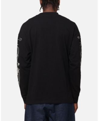 Men's Floral Oversized Long Sleeve T-Shirt