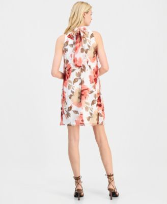 Women's Mock-Neck Shift Dress