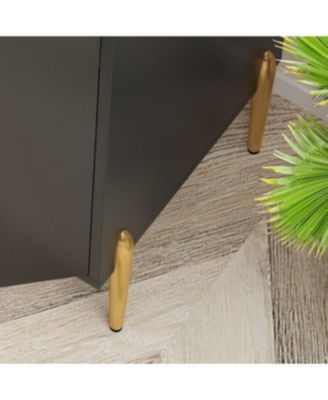 Streamdale Funiture Home wine bar cabinet with rack & shelf