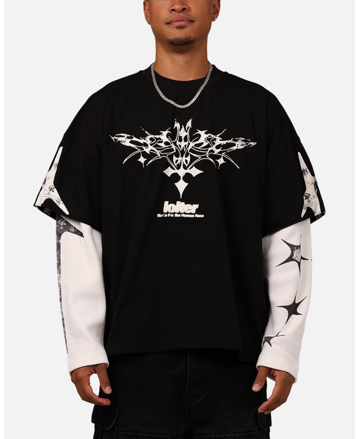 Loiter Big & Tall Seek N Destroy Long Sleeve T-Shirt
