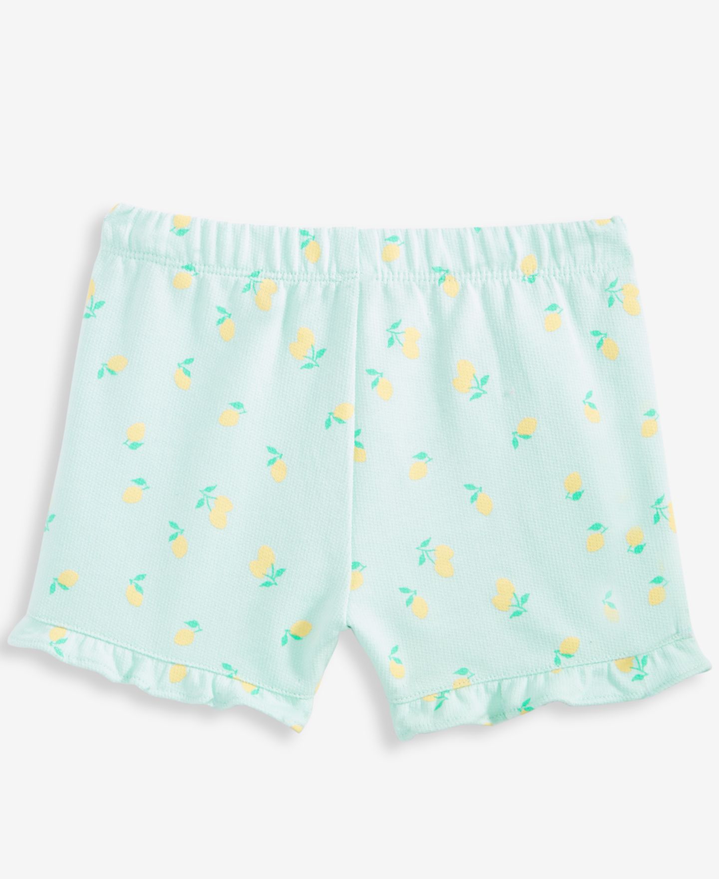 Шорты First Impressions Mix and Match French Terry Lemon Toss Shorts для девочек-малышей — фото 2