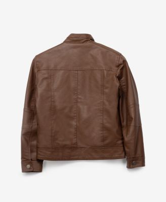 Boy's PU Jacket With Lining