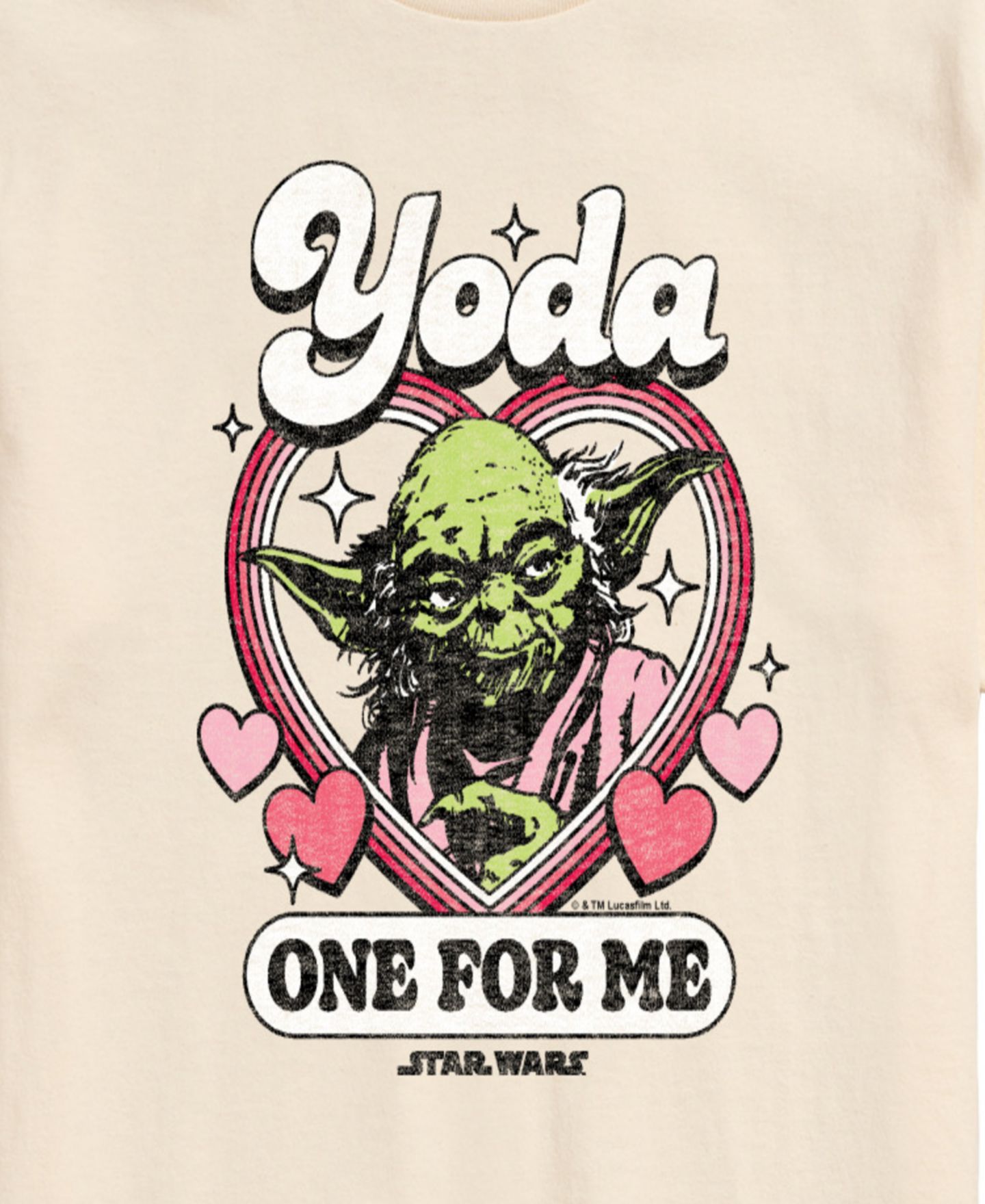 Мужская футболка AIRWAVES Star Wars Yoda One Short-Sleeve, цвет: Кремовый — фото 3
