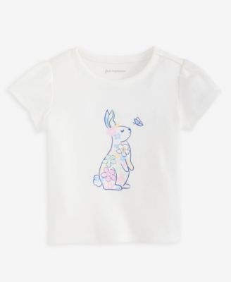 Girls' Toddler 2T-4T Floral Bunny T-Shirt
