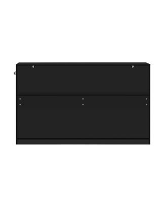  Farmhouse Sideboard with 3 Drawers, 4 Doors, 59.1" Storage Buffet