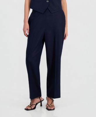 Women's Pull-On Linen-Blend Pants