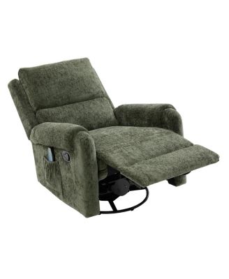 Manual Recliner Massage Chair w/ Side Storage Pocket