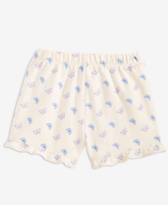 Baby Girls' 3M-24M Mix and Match French Terry Butterfly-Print Shorts