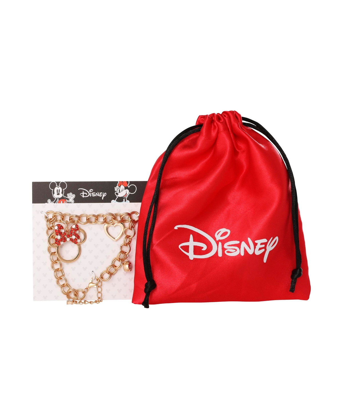 Disney Minnie Mouse Bow Charm Bracelet