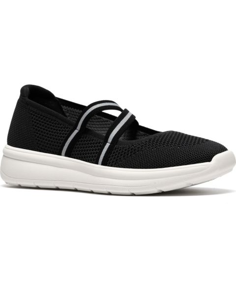 Женские балетки Clarks Ezrin Mist Mary Jane Flats, цвет: Чёрный