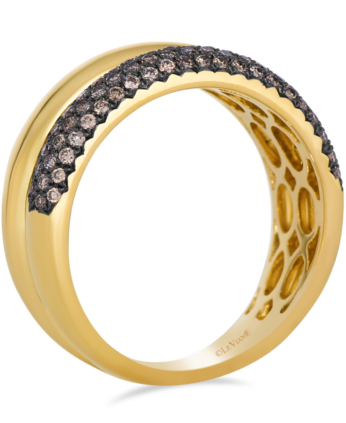 Le Vian Chocolate Diamond (0.42 ct. t.w.) Ring in 14k Honey Gold