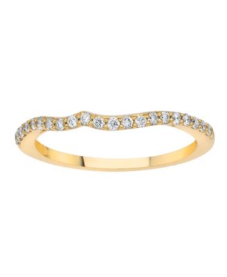 Vanilla Diamond (0.17 ct. t.w.) Bridal Ring in 14k Honey Gold