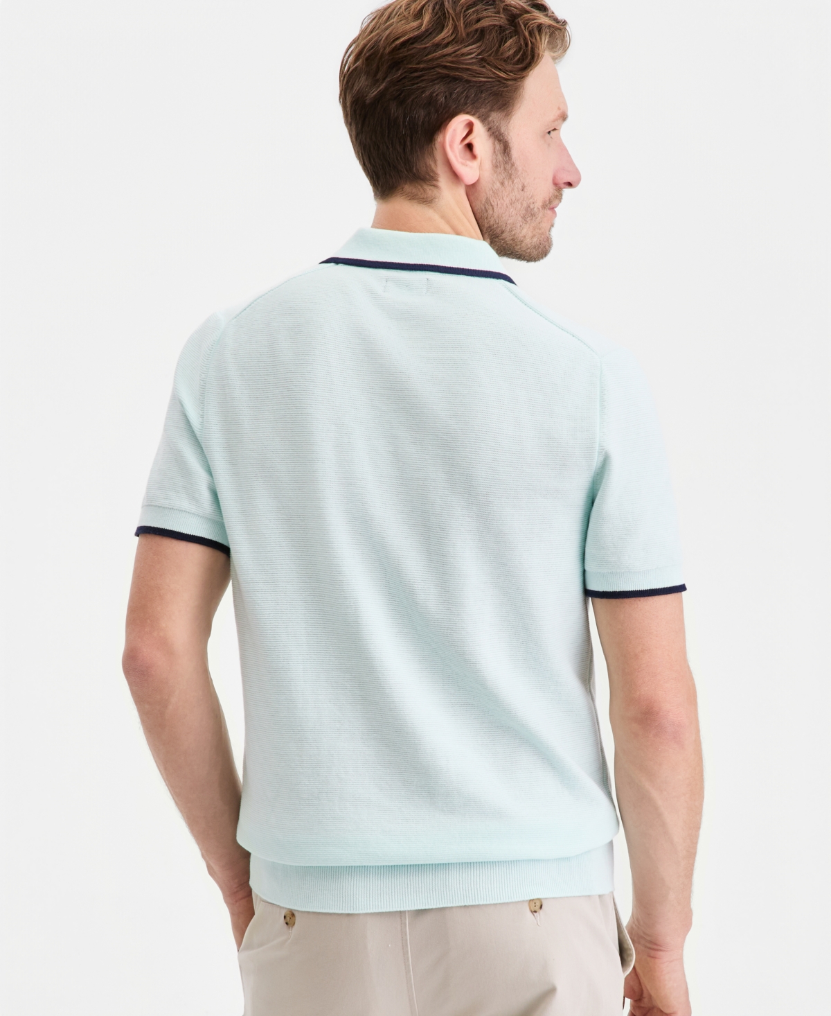 Club Room Men's Tipped Polo Shirt, Macy's Exclusive